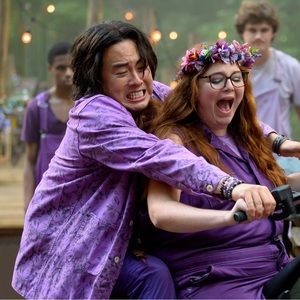 FILM COSTUME Purple Shorts worn in “Please Don't Destroy” movie 2023